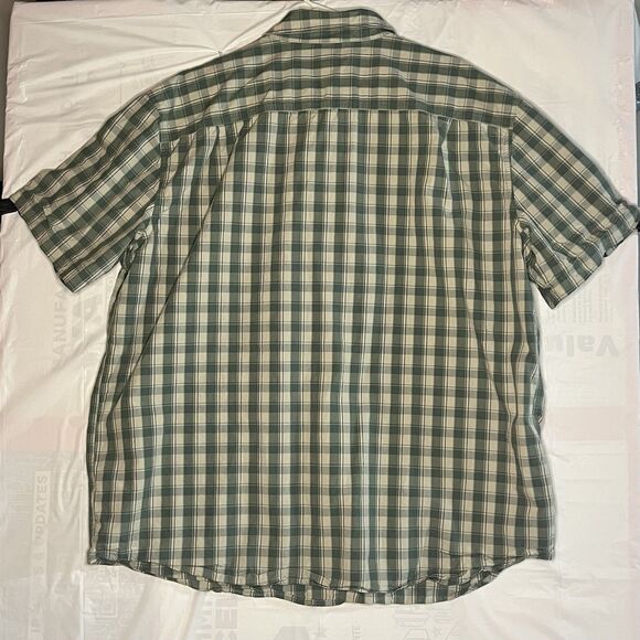 Carhartt Men's Plaid‎ Relaxed Fit Button Up Short Sleeve Shirt, 2XL - Picture 5 of 5
